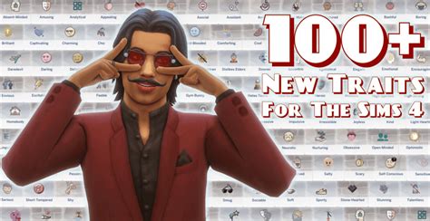 sims 4 extra traits mod|100 Traits Mod to Make Your Sims More Unique! — .
